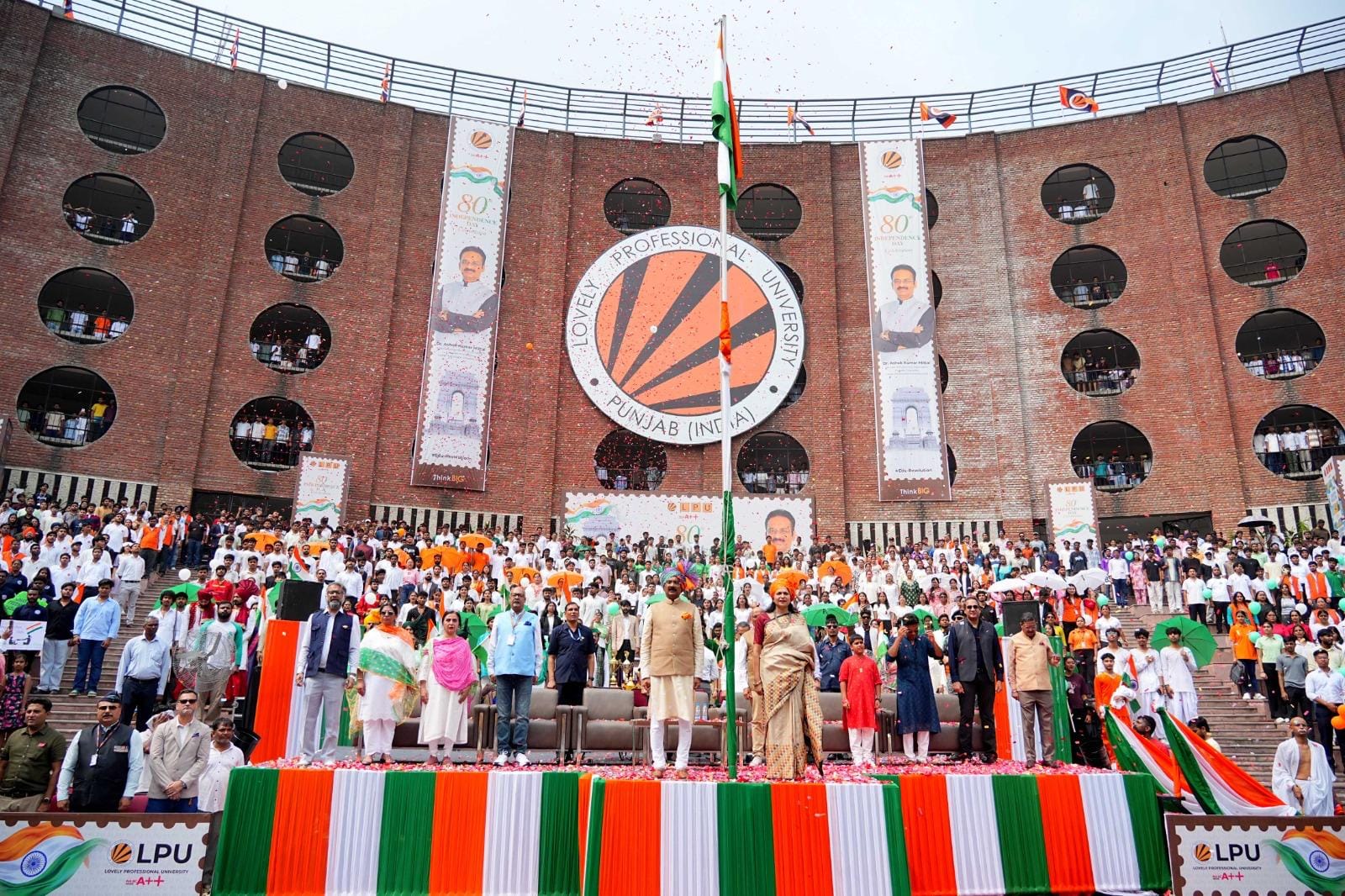 Celebrating the Spirit of Freedom: LPU Marks India's 80 th Independence Day